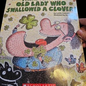 There Was An Old Lady Who Swallowed A Clover. Buy 3 Booka For 9.00
